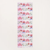 Modern Rainbow Cocktail Fitness Freak Romantisch P Yogamat (Achterkant)