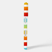 Modern Rainbow Stripes Kleurrijk Ontwerp Case-Mate iPhone Case (Achterkant / Rechts)