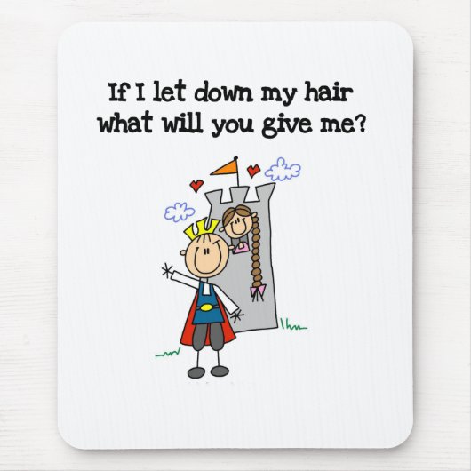 Modern Rapunzel  Muismat (Voorkant)