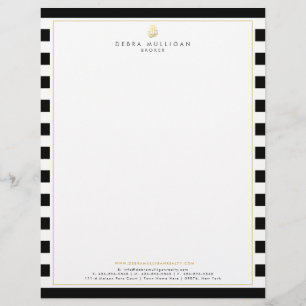 Modern Real Estate Broker Letterhead Briefpapier Briefhoofd