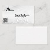Modern Realtor Logo | QR-code Visitekaartje (Voorkant / Achterkant)