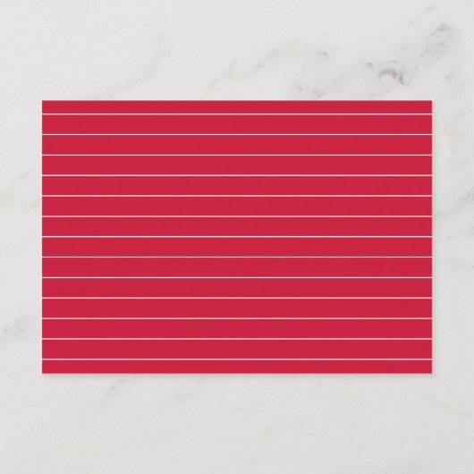 Modern Red Advice voor het Afstuderen Afstuderen Informatiekaartje (Achterkant)