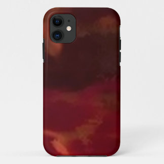 Modern red-burgundy patter_iphone5 iPhone 11 hoesje