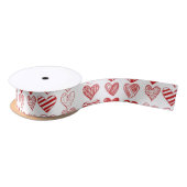 Modern Red Hearts Lint (Spoel)