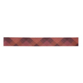 Modern Red Maroon Marsala Pset Pattern Kerstmis Lint (Voorkant)