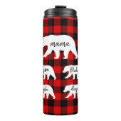 Modern Red Pset and White Mama Beer Thermosbeker (Voorkant)