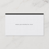 Modern Red Ribbon Bookholding Visitekaartje (Achterkant)