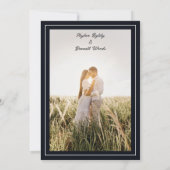 Modern Red Rose Kaart (Achterkant)