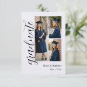 Modern redactioneel script 3- Foto afstuderen Aankondiging (Staand voorkant)