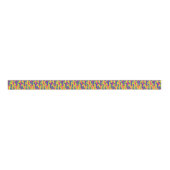 Modern regenboogpatroon grosgrain lint (Voorkant)
