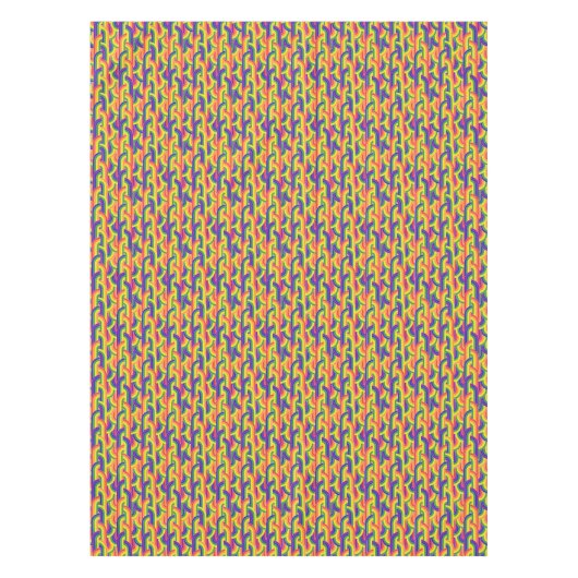 Modern regenboogpatroon tafelkleed (Voorkant)