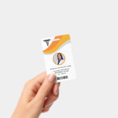Modern Registered Zurse Foto ID Badge (Handheld)