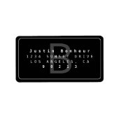 Modern Retouradres Label (Voorkant)