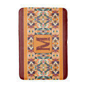 Modern Retro Abstract Squares Collectie Badmat (Voorkant Verticaal)