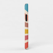 Modern Retro Custom Name Fun  Rainbow Case-Mate iPhone Case (Achterkant/rechts)