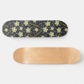 Modern Retro Cute Floral Girls Skateboard (Horizontaal)