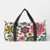 Modern Retro Floral Drawing Seamless Pattern Art Plunjezak (Voorkant)