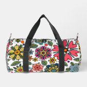 Modern Retro Floral Drawing Seamless Pattern Art  Plunjezak (Achterkant)