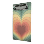 Modern Retro Funky Romantisch Schattige Mini Klemb Mini Klembord (Angled2)