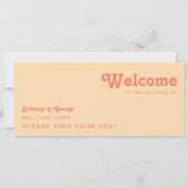 Modern Retro | Koptekst van de Oranje Cream-startk (Achterkant)