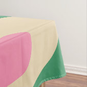 Modern Retro Liquid Swirl Colorful Abstract Tafelkleed (Voorbeeld)