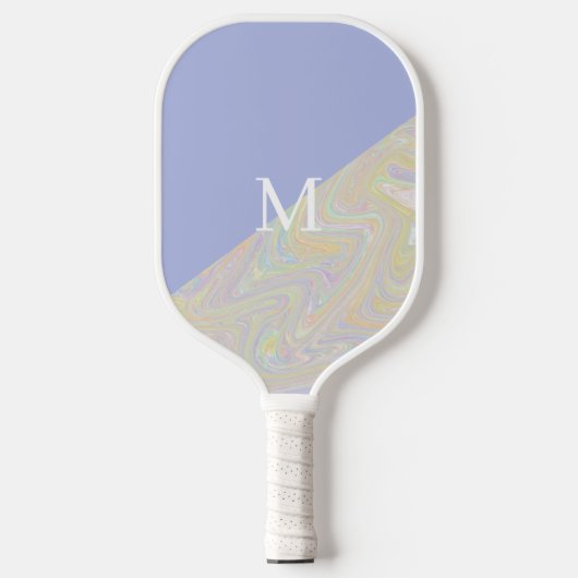 Modern Retro Mashup Pickleball Paddle (Voorkant)