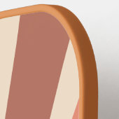 Modern Retro Rad Dad Fun  regenboog Pickleball Paddle (Links Detail)