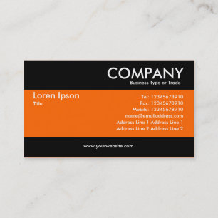 Modern - Rich Sinaasappel Visitekaartje