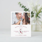 Modern Romantic Classic Floral Pink Shades Foto (Staand voorkant)