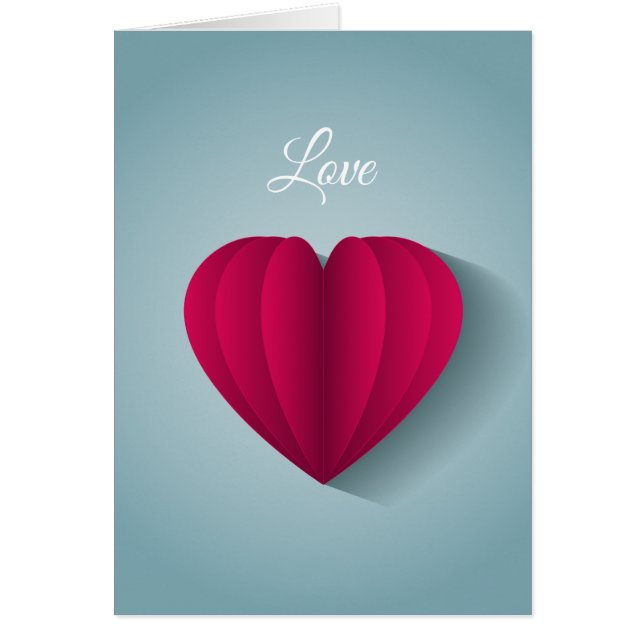 Modern Romantic Heart Love (Voorkant)