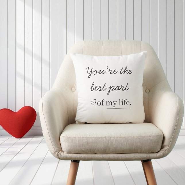 Modern Romantic Quote Throw Pillow Kussen (Creator heeft geüpload)