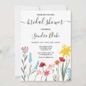 Modern Romantic Wildflower Boho Spring Kaart (Voorkant)