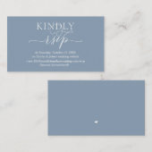 Modern Romantisch, Online RSVP website Informatiekaartje (Voorkant / Achterkant)