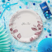 Modern rood blad papier Bord (Feest)