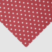 Modern rood en wit geplakt Kerstmis Tissuepapier (Detail)