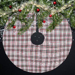 Modern Rood en Zwart spelpatroon Kerstboom Rok