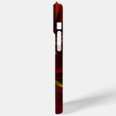 Modern rood groen bloemig Abstract kunstpatroon #0 Case-Mate iPhone Case (Achterkant / Links)