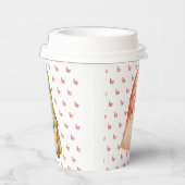 Modern rood script Hohoho Gnomies Vakantie Papieren Bekers (Rechts)