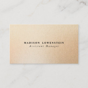Modern Roos Gold Foil patroon Visitekaartje