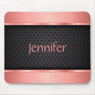 Modern Roos Gold Metalic Muismat