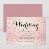 Modern Roos Gold Trendy budget Weddenschap (Voorkant / Achterkant)