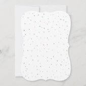 Modern, Roos goud, eenvoudig, Sprinkle met liefde, Kaart (Achterkant)