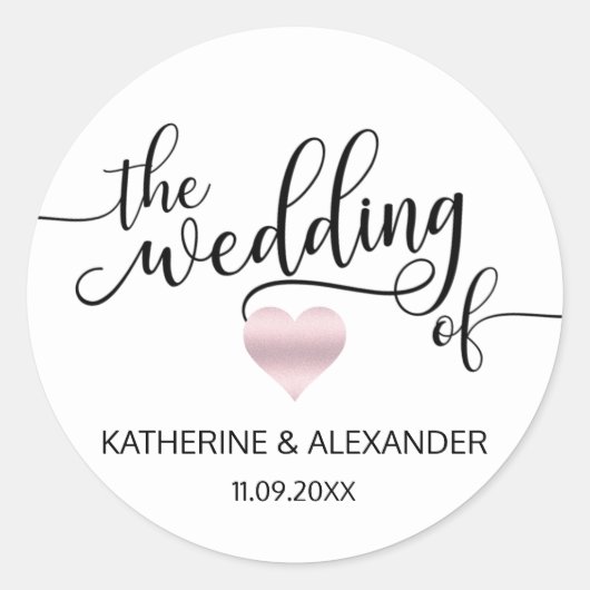 Modern Roos Goud Hart Wit HET HUWELIJK VAN ZEGELS (Voorkant)