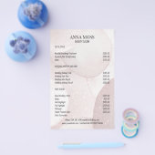 Modern Rosegold Glitter Flyer (Enkel)