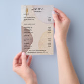 Modern Rosegold Glitter Flyer (Hand)