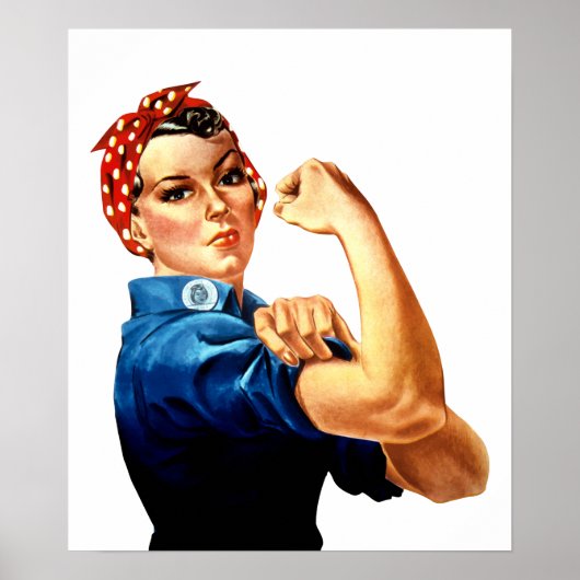 Modern Rosie de Riveter Poster (Voorkant)