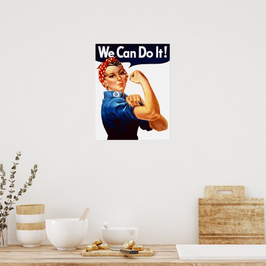 Modern Rosie het Poster Riveter (Keuken)