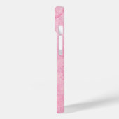 Modern Roze Abstract Glitter Personaliseerd Case-Mate iPhone Case (Achterkant / Links)