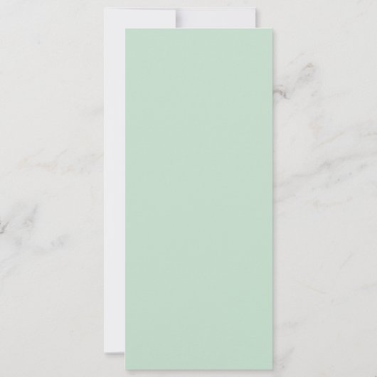 Modern Roze Blush Tropisch Bloemendiner Menu Kaart (Achterkant)