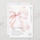 Modern roze boog Baby shower Kaart (Voorkant)
